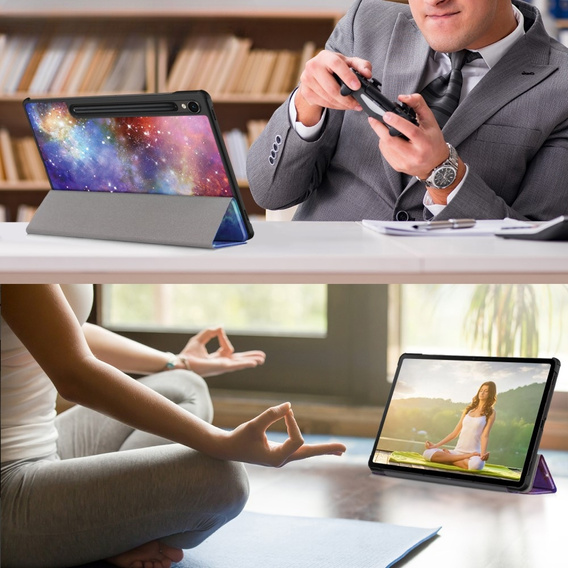 Huse pentru Samsung Galaxy Tab S9, Smartcase Hybrid Pen Slot, galactic