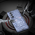 Husă pentru Samsung Galaxy Z Fold6 5G, Mechanical Legend, albastru