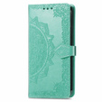 Cu clapetă pentru Infinix Hot 40i, Mandala, verde