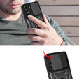 Husă blindată pentru Samsung Galaxy S22 Plus, CamShield Slide, negru