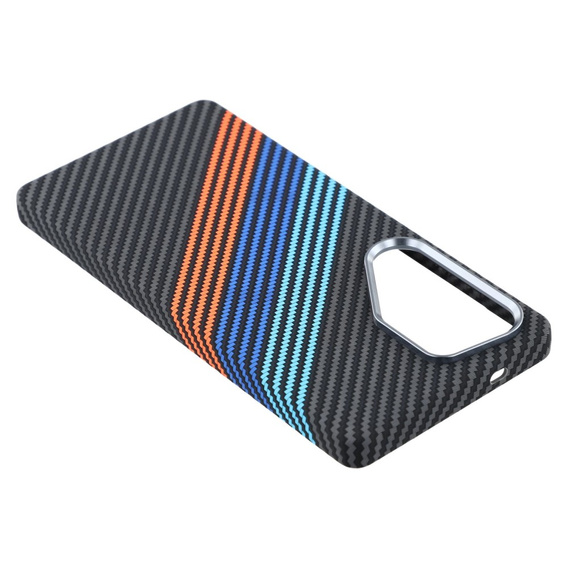 Carcasa pentru Samsung Galaxy S25 Ultra, Carbon Fiber MagSafe, albastru închis