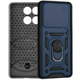 Husă blindată pentru Motorola Edge 60 / 60 Fusion, CamShield Slide, albastru