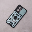 Husă blindată pentru Xiaomi Poco X5 Pro 5G, CamShield Slide, verde
