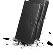 Cu clapetă pentru Motorola Moto G86 Power 5G, Crazy Horse Wallet, negru