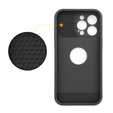 Huse pentru iPhone 15 Pro Max, ERBORD MagProtect Slide Camera, negru