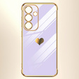 Huse pentru Samsung Galaxy S25 FE, Electro heart, violet