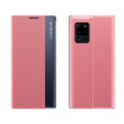 Husă cu clapetă pentru Samsung Galaxy A72 5G, Side View, roz