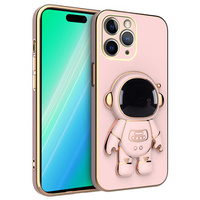 Huse pentru iPhone 14 Pro Max, Astronaut, roz rose gold