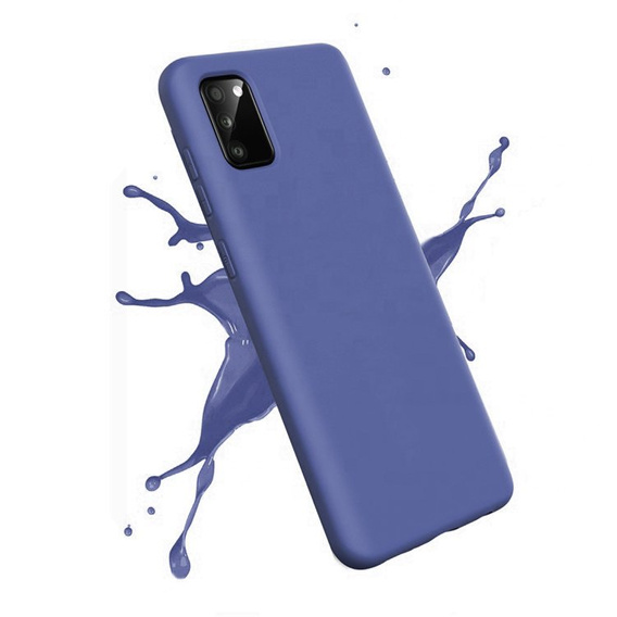 Husa pentru Samsung Galaxy A02s, Silicone Lite, albastru închis