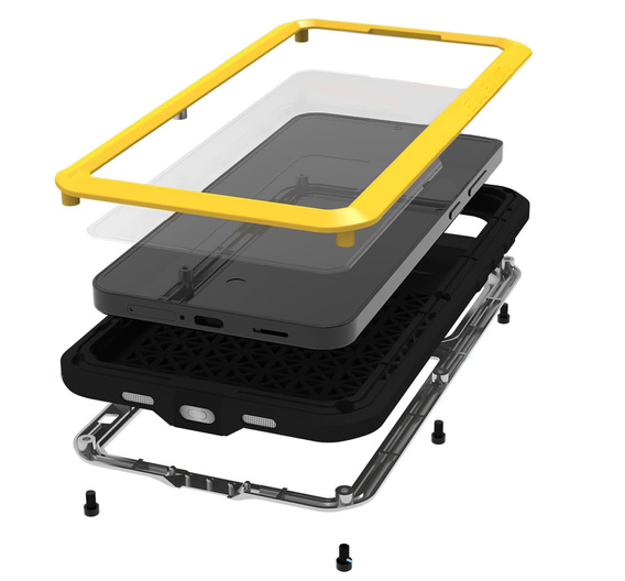 Husă blindată cu sticlă temperată pentru Samsung Galaxy S25 FE