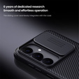Carcasa Nillkin pentru Samsung Galaxy S25 FE, CamShield Pro MagSafe, negru
