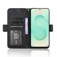 Cu clapetă pentru Samsung Galaxy S25 Edge, Card Slot, negru