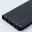 Cu clapetă pentru Motorola Moto G54 5G, Crazy Horse Wallet, negru
