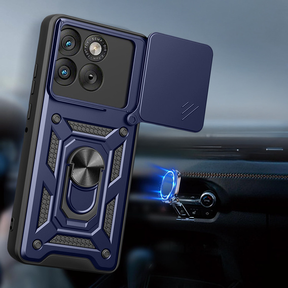 Husă blindată CamShield Slide cu capac pentru cameră și inel pentru Motorola Edge 70