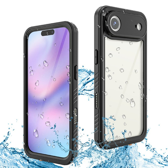 Husă pentru iPhone Air, IP68 rezistentă la apă Redpepper, negru