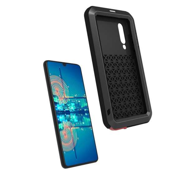 Love Mei Huse pentru Huawei P30, armored with glass, negru