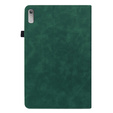 Huse pentru Lenovo Tab P11 Gen 2, Wallet Pen Slot, verde