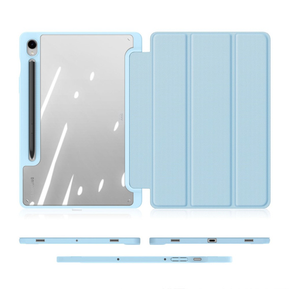 Husa pentru Samsung Galaxy Tab S10 Lite / S10 FE / S9 FE, Dux Ducis TOBY, albastru