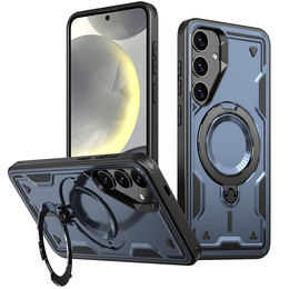 Carcasă pentru Samsung Galaxy S24 FE, Military MagSafe, albastru