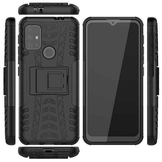 Huse pentru Motorola Moto G10/G30, Tire Armor, negru