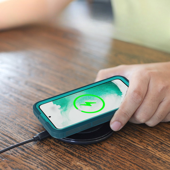 Husă impermeabilă IP68 pentru Samsung Galaxy S23 Plus, verde