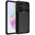 Husă cu baterie 10000mAh pentru Samsung Galaxy A55 5G, negru