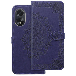 Cu clapetă pentru Oppo A58 4G, Mandala, violet