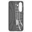 Carcasa Spigen pentru Samsung Galaxy S25, Liquid Air, negru + 9H Tempered Glass