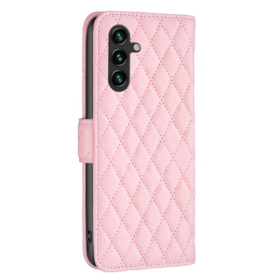 Cu clapetă pentru Samsung Galaxy A56, Wallet, BINFEN COLOR, roz