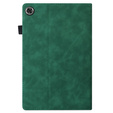 Husă pentru Samsung Galaxy Tab A9+, Classic, cu spațiu pentru stylus, verde