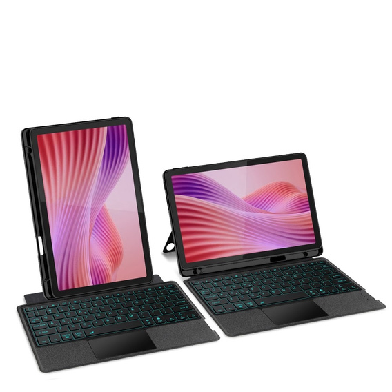 Carcasă + tastatură Lenovo Tab Plus, negru
