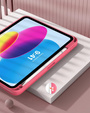 Husă pentru iPad 11" 2025 A16 (11 gen.) / iPad 10.9" 2022 (10 gen.), Smartcase Hybrid, cu spațiu pentru stylus, roz