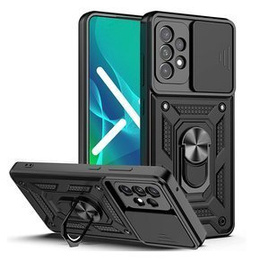 Husă blindată pentru Samsung Galaxy A52 / A52s, CamShield Slide, negru