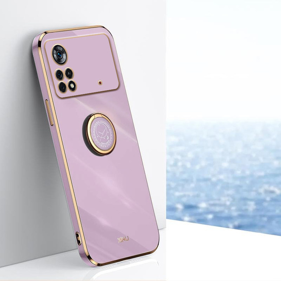 Huse pentru Xiaomi Poco M4 Pro 4G, Electro Ring, violet