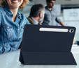 Husă pentru Samsung Galaxy Tab S10 FE+ Plus, Smartcase cu spațiu pentru stylus, albastru închis