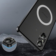 Carcasă de protecție pentru camera foto pentru Sony Xperia 5 V, CamShield MagSafe, transparent / negru