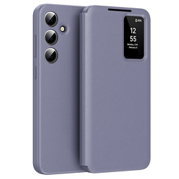 Husă cu clapetă pentru Samsung Galaxy A55 5G, Smart View Wallet, violet
