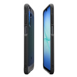 Carcasa Spigen pentru Samsung Galaxy A16 4G/ 5G, Rugged Armor MagSafe, negru + Tempered Glass 9H