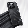 Carcasa BENKS Kevlar pentru iPhone 16 Pro Max, pentru MagSafe, Carbon Fiber, negru