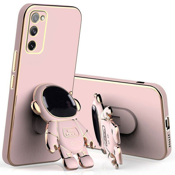 Huse pentru Samsung Galaxy S20 FE, Astronaut, roz rose gold