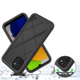 Carcasă pentru Samsung Galaxy A03, Shockproof, cu folie, negru