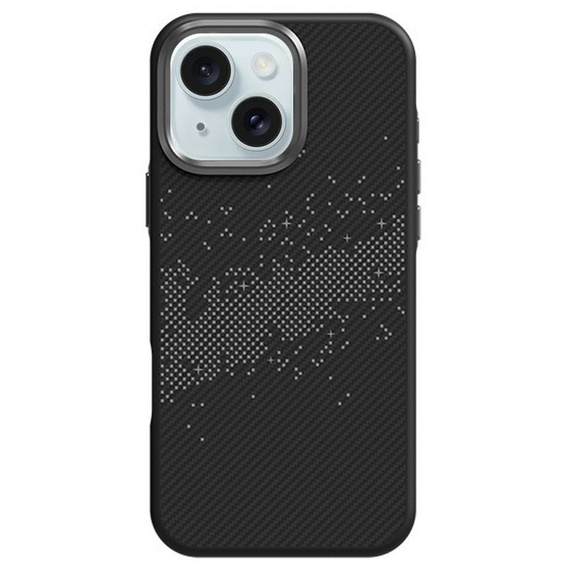 Husă pentru iPhone 15, Milky Way, gri