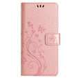 Cu clapetă pentru Samsung Galaxy A55 5G, Wallet, Butterfly, violet