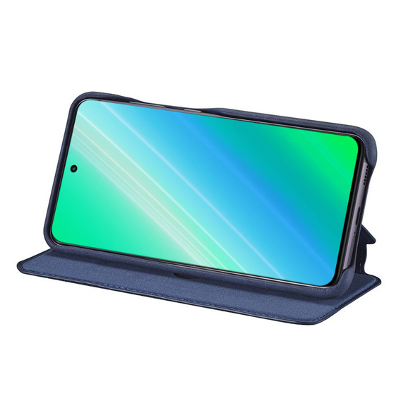 Carcasa cu clapetă pentru Samsung Galaxy A54, ERBORD Retro, albastru