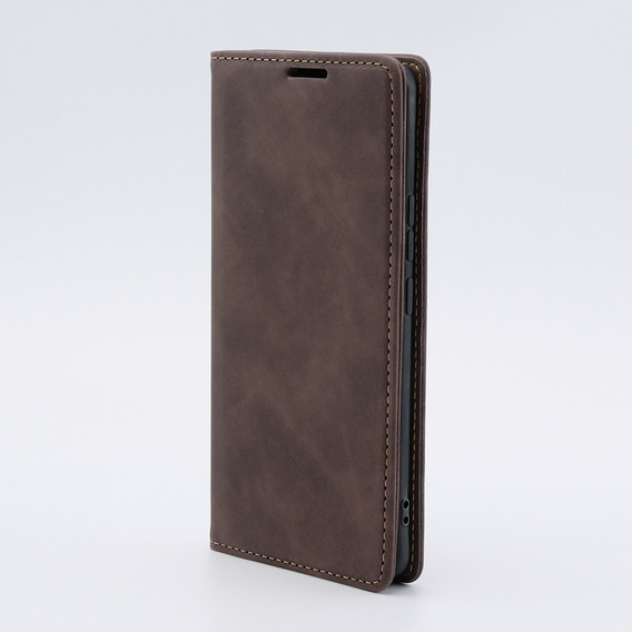 Husă pentru Xiaomi 13 lite, ERBORD Vintage, portofel cu clapetă, cafea