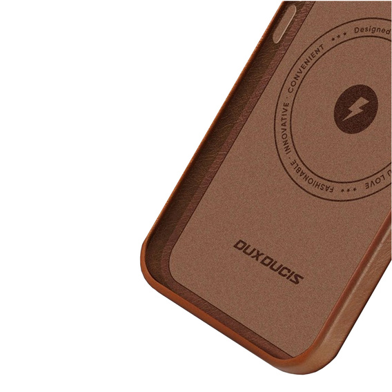 Huse pentru iPhone 14, Dux Ducis Max Naples, maro