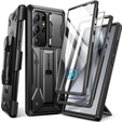 Carcasă robustă pentru Samsung Galaxy S25 Ultra – Tongate MECH Series Clip, negru