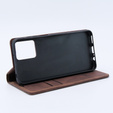 Husă pentru Motorola Moto G53, ERBORD Vintage, portofel cu clapetă, cafea