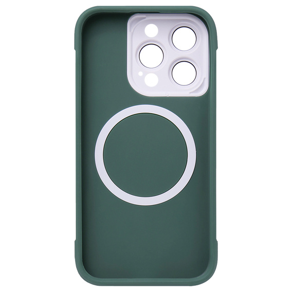 Husă pentru iPhone 15 Pro, ERBORD Armor Mag, verde