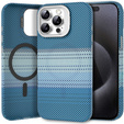 Carcasă pentru iPhone 15 Pro, cadru Kickstand, pentru MagSafe, Moon Blue